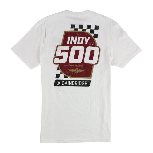 Indy 500 Mens White Event Graphic T-Shirt, white, M - Picture 2 of 2